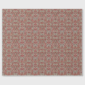 Papier Cadeau Coeurs doux rouges (Plat)