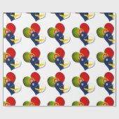 Papier Cadeau Coeurs du Portugal et des Açores (Plat)