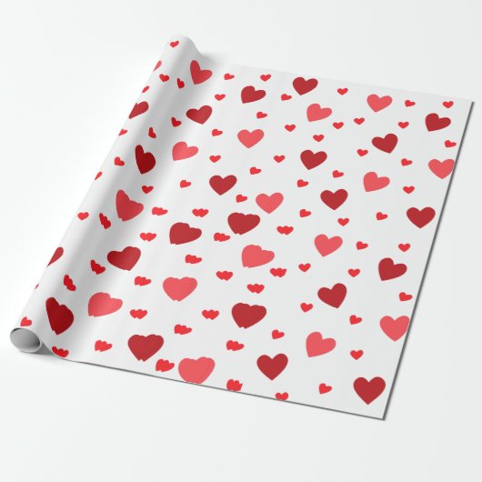 Papier Cadeau Coeurs en Harmonie (Déroulé)