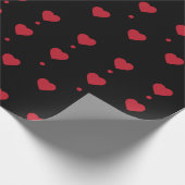 Papier Cadeau Coeurs et points Valentine Motif (Coin)