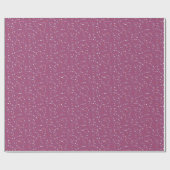 Papier Cadeau Coeurs et saupoudrer violet rose Valentine (Plat)