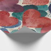 Papier Cadeau Coeurs joyeux (Coin)