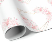 Papier Cadeau Coeurs précieux (Coin rond)