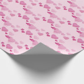 Papier Cadeau Coeurs roses (Coin)