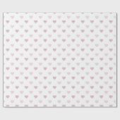 Papier Cadeau Cœurs roses (Plat)