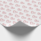 Papier cadeau coeurs roses (Coin)