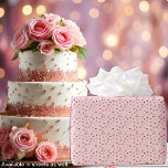 Papier Cadeau Coeurs - Rouge sur lumière rose Ombre<br><div class="desc">Coeurs dans différentes nuances de rouge à rose clair sur un arrière - plan rose clair. Disponible en feuilles et rouleaux ainsi que d'autres couleurs : https://www.zazzle.com/collections/pattern_hearts-119768498397094853</div>