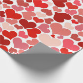 Papier Cadeau Coeurs rouges (Coin)