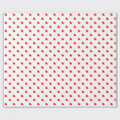 Papier Cadeau Coeurs rouges (Plat)