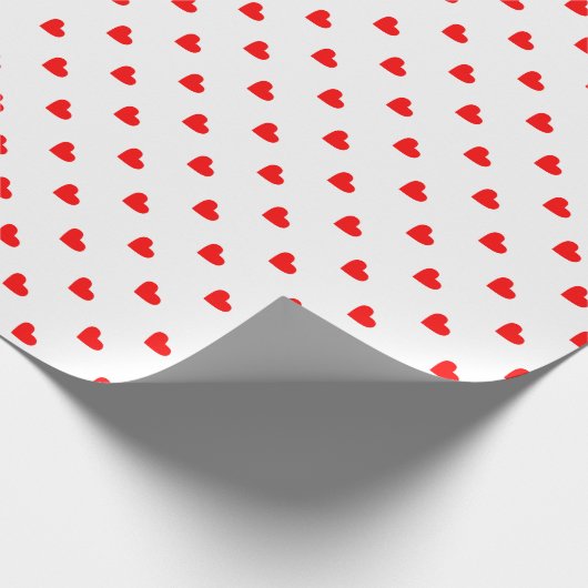 Papier Cadeau Coeurs rouges (Coin)
