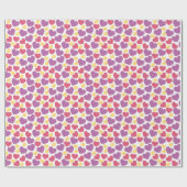 Papier Cadeau Coeurs Saint-Valentin (Plat)