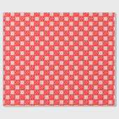 Papier Cadeau Cœurs XOXO Saint-Valentin (Plat)
