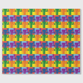 Papier Cadeau Coffee Cup Pop Art (Plat)