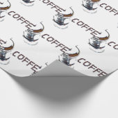 Papier Cadeau Coffee MagicEnjoy, 'première chose le matin', ' (Coin)