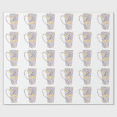 Papier Cadeau Coffee Mug Word Art (Plat)