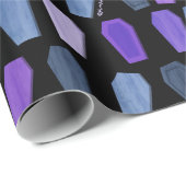 Papier Cadeau Coffinz - pourpre (Coin rond)