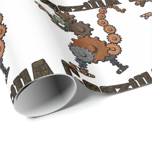 Papier Cadeau CogzillA (Coin rond)