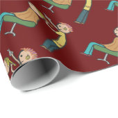 Papier Cadeau Coiffeur (Coin rond)