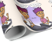 Papier Cadeau Coincé Dans Le Crayon (Coin rond)