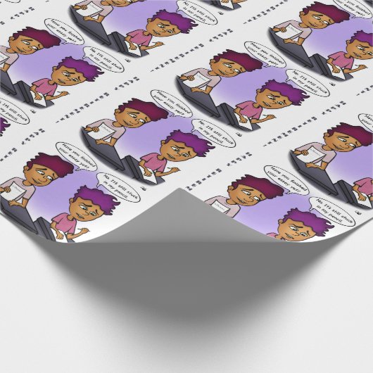 Papier Cadeau Coincé dans le crayon (Coin)