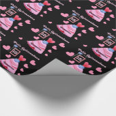 Papier Cadeau Coing heureux Años de Quinceanera (Coin)