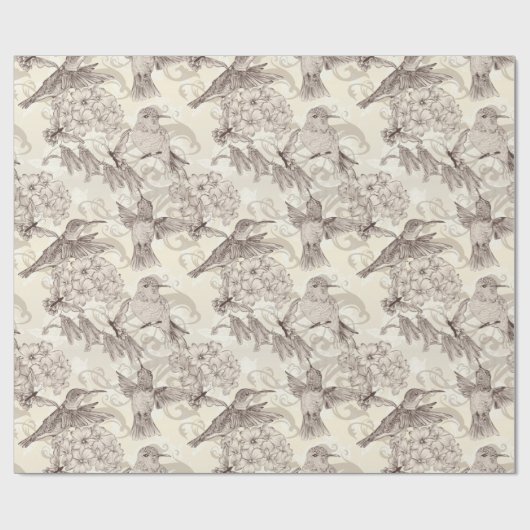 Papier Cadeau Colibri (Plat)