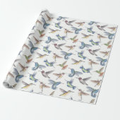 Papier Cadeau Colibri (Déroulé)