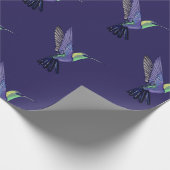 Papier Cadeau Colibri pourpre (Coin)