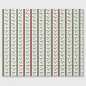 Papier Cadeau Colibri rayé (Plat)