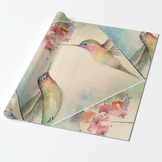 Papier Cadeau colibris