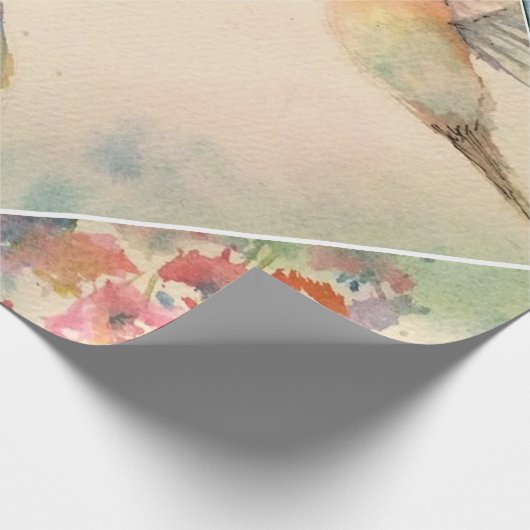 Papier Cadeau colibris (Coin)