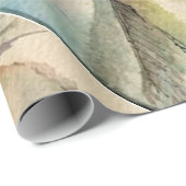 Papier Cadeau colibris (Coin rond)