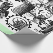 Papier Cadeau Collage #1 de Steampunk par Artinspired (Coin)