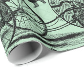 Papier Cadeau Collage #2 de Steampunk par Artinspired (Coin rond)