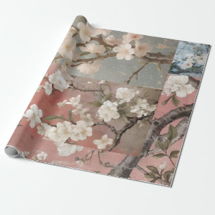Papier Cadeau Collage Chinoiserie Dusty Pinks & Blues