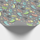 Papier Cadeau Collage d'aventure en plein air (Coin)