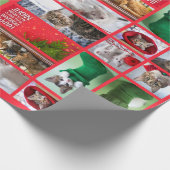 Papier Cadeau Collage de dix chats (Coin)