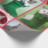 Papier Cadeau Collage de dix chats (Coin)