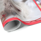 Papier Cadeau Collage de dix chats (Coin rond)