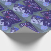 Papier Cadeau Collage de Hanoukka (Coin)