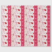 Papier Cadeau Collage de la Saint Valentin (Plat)
