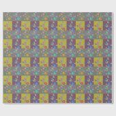 Papier Cadeau Collage de libellules (Plat)