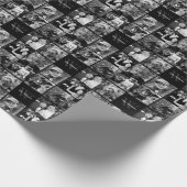 Papier Cadeau Collage de photos familiales (Coin)