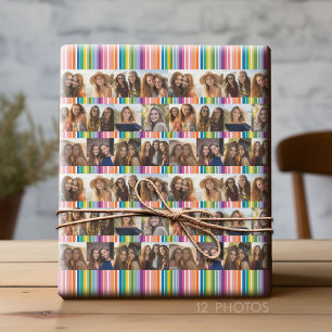 Papier Cadeau Collage de photos Instagram - 12 de vos photos pré