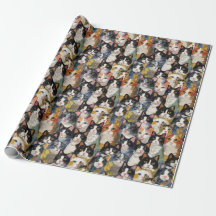Collage en toile de chat Calico