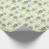 Papier Cadeau Collage multi-racial Babies (Coin)