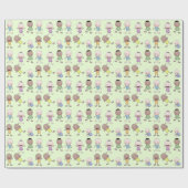 Papier Cadeau Collage multi-racial Babies (Plat)