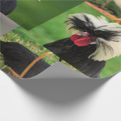 Papier Cadeau Collage photo de la ferme de poulets (Coin)