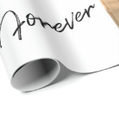 Papier Cadeau Collage photo de la Saint Valentin (Coin rond)