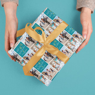 Papier Cadeau Collage photo de Mele Kalikimaka